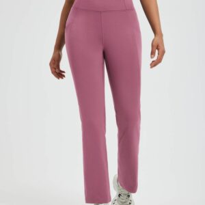 Women's Running Boot-Cut Fleece Straight-Leg Pants