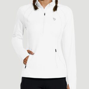 Women's Brushed Half-Zip Pullover Running Top