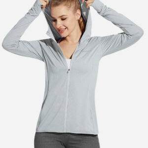 Laureate Women's UPF 50+ Cooling Hooded Zip-Up Jacket