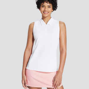 Flyleaf UPF 50+ Quick-Dry Sleeveless Golf Polo Shirt