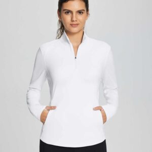Women's Half-Zip Fleece Pullover Golf Top