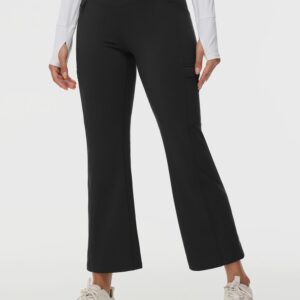 27 Fleece-Lined Flare Thermal Flare Pants
