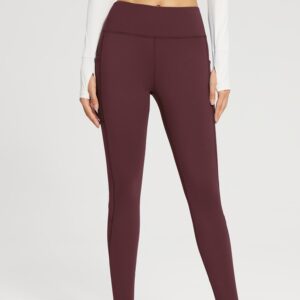 Flyleaf Thick Fleece Lined Zipper Pocket leggings
