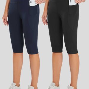 Women's High-Waisted Capris (2-Pack)