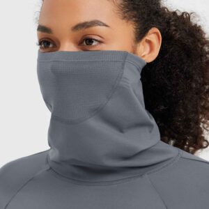 Ski Fleece Base Layer With Protective Hood