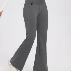 Women's Outdoor Fleece Long-Inseam Cross-Waistband Flare Pants