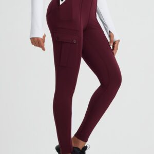 Multi-Pocket Workwear Knit Fleece Leggings