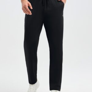 Men's Running Dual-Pocket Fleece Tapered Pants