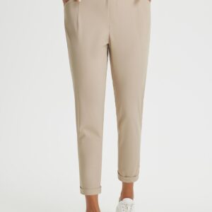 Dynamic Form High-Rise Tapered Trousers