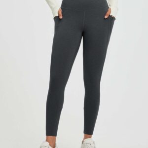 Women's Yoga Floral Fleece High-Waisted Leggings