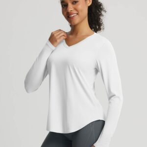 Baleaf UPF 50+ V Neck Long-Sleeve Shirt