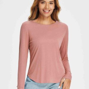 Women's Outdoor Long Sleeve Crew Neck T-Shirt