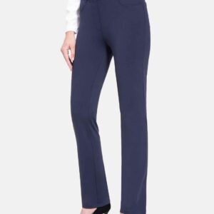 Dressy Straight-Leg Yoga Pants