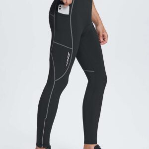 Men's Fleece-Padded Thermal Cycling Tights