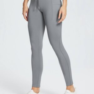 Water-Resistant 3/4 Thermal Ski Leggings