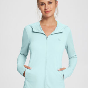 Women's UPF 50+ Lightweight Hooded Zip-Up Jacket
