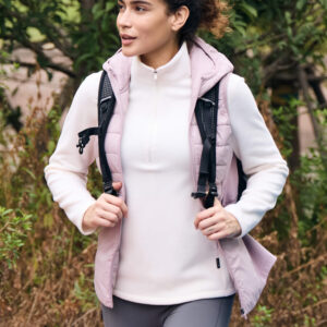 Women's Outdoor Quilted Hooded Vest